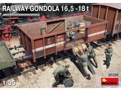 1:35 MiniArt 35296 Railway Gondola 16,5 – 18T. - Min35296 front - MIN35296