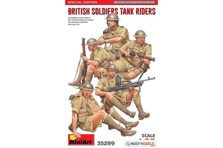 1:35 MiniArt 35299 British Soldiers - Tank Riders S.E. - Min35299 1 - MIN35299