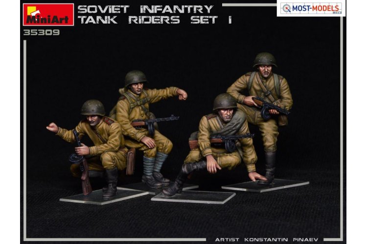 1:35 MiniArt 35309 Soviet Infantry tank riders set 1 - Min35309 1 - MIN35309