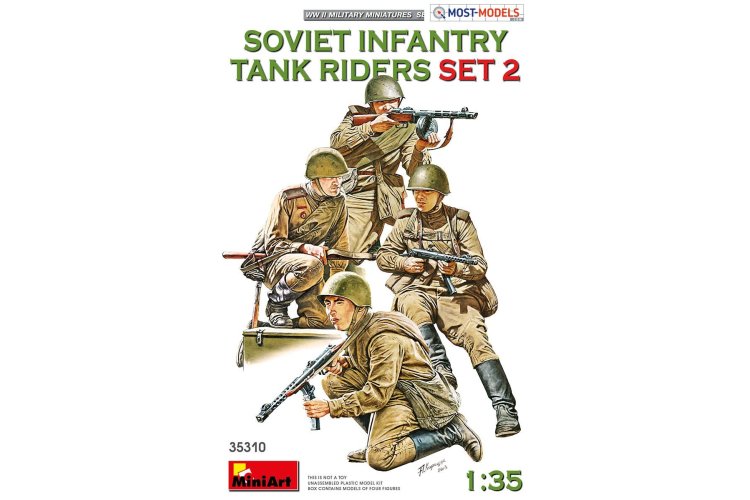 1:35 MiniArt 35310 Soviet Infantry tank riders set 2 - Min35310 - MIN35310