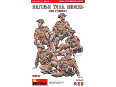 1:35 MiniArt 35312 British Tank Riders - New Europe - Special Edition - Min35312 art - MIN35312