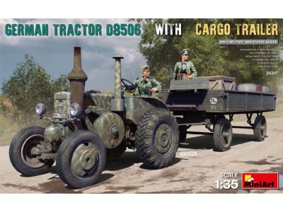 1:35 MiniArt 35317 German Tractor D8506 + Cargo Trailer - Min35317 art - MIN35317