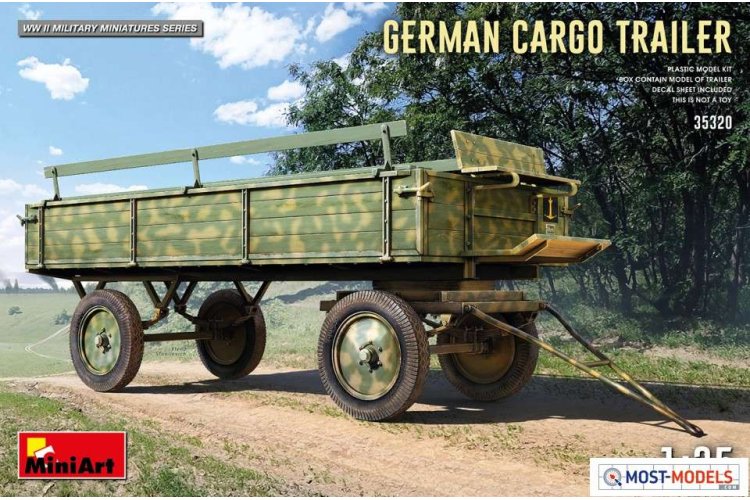 1:35 MiniArt 35320 German Cargo Trailer - Min35320 art 1 - MIN35320