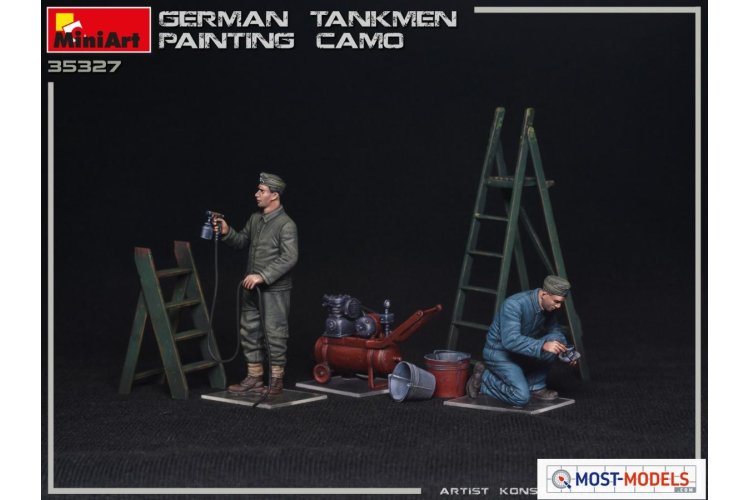 1:35 MiniArt 35327 German Tankmen Camo Painting - Min35327 3 - MIN35327