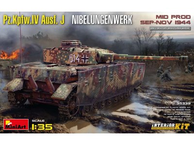 1:35 Miniart 35339 Pz.Kpfw.IV Ausf. J Nibelungenwerk. Mid. With Interior - Min35339 art1 - MIN35339