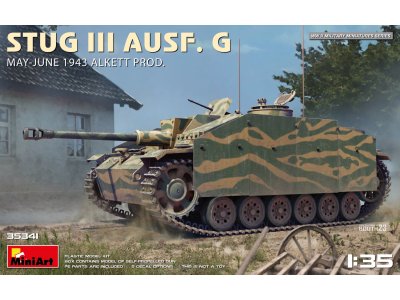 1:35 MiniArt 35341 Sturmgeschütz III - StuG III Ausf. G - May-June 1943 Alkett Production - Min35341 1 - MIN35341