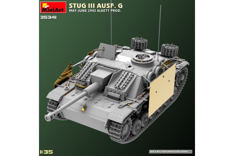 1:35 MiniArt 35341 Sturmgeschütz III - StuG III Ausf. G - Mei-juni 1943 Alkett-productie - Min35341 7 - MIN35341