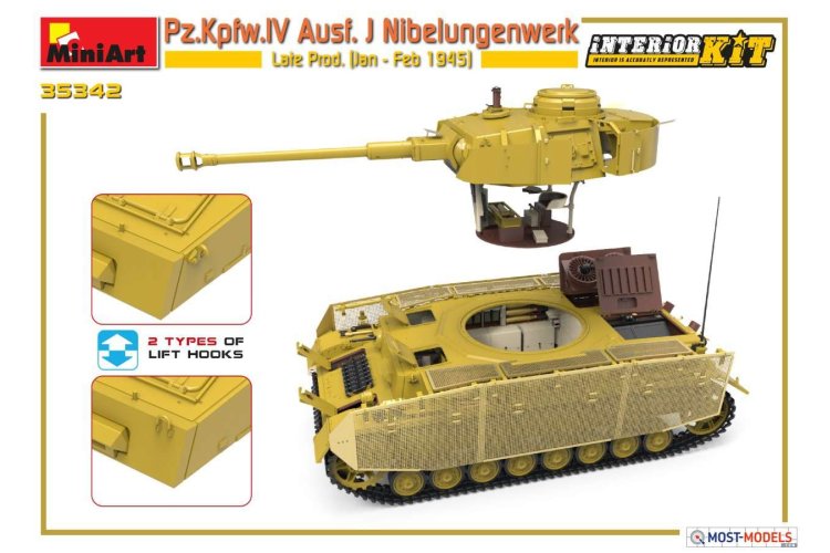 1:35 MiniArt 35342 Pz.Kpfw.IV Ausf. J Nibelungenwerk Late Prod. (Jan–Feb'45)  - Min35342 4 - MIN35342