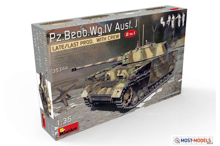 1:35 MiniArt 35344 PZ.BEOB.WG.IV. Ausf. J Late/Last Production - 2in1 - Min35344 1 - MIN35344