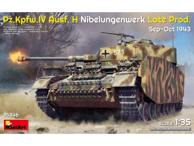 1:35 MiniArt 35346 Pz.Kpfw.IV Ausf. H Nibelungenwerk - Late Prod. Sep-Oct 1943 - Min35346 art - MIN35346