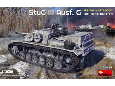 1:35 MiniArt 35362 Stug III Ausf. G 1943 Alkett w/Winterketten - Min35362 - MIN35362