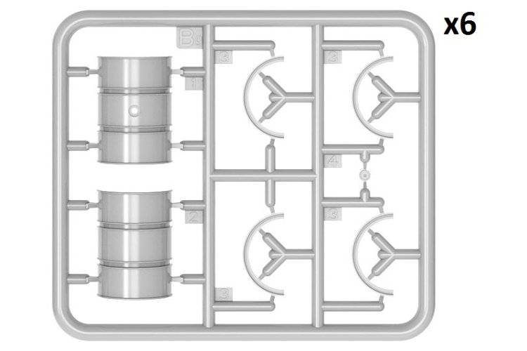 1:35 MiniArt 35366 German Soldiers with Fuel Drums - Special Edition - Min35366lu 174 bg x6 - MIN35366