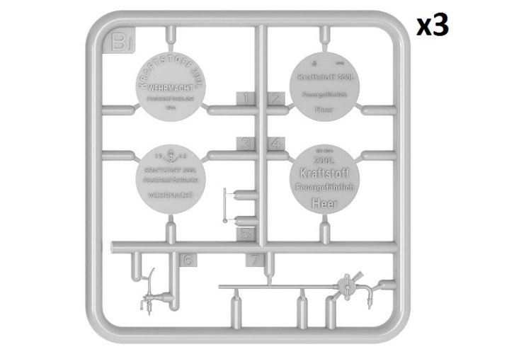 1:35 MiniArt 35366 German Soldiers with Fuel Drums - Special Edition - Min35366lu 174 bj x3 - MIN35366