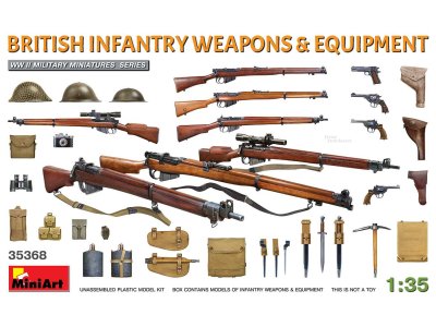 1:35 MiniArt 35368 British Infantry Weapons & Equipment  - Min35368 - MIN35368