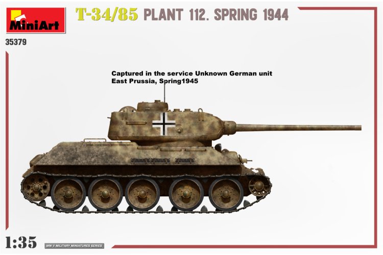 1:35 MiniArt 35379 T-34/85 Plant 112. Spring 1944 - Min35379 10 - MIN35379