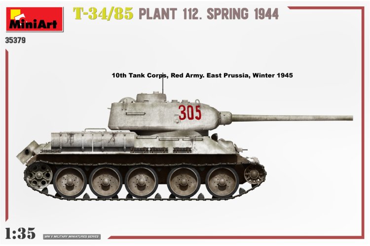 1:35 MiniArt 35379 T-34/85 Plant 112. Spring 1944 - Min35379 7 - MIN35379