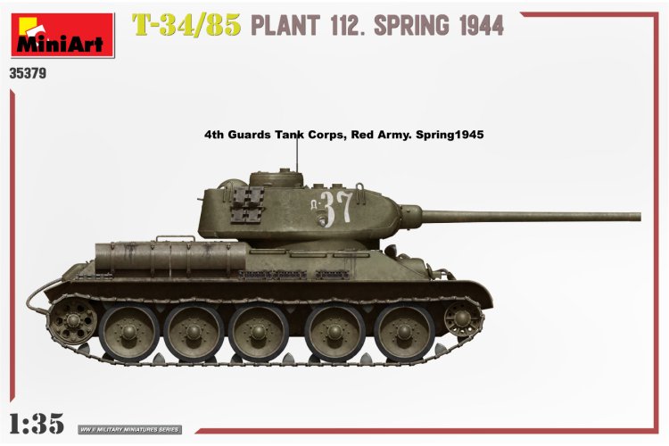 1:35 MiniArt 35379 T-34/85 Plant 112. Spring 1944 - Min35379 8 - MIN35379