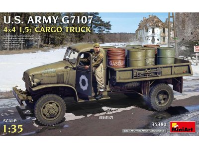 1:35 MiniArt 35380 U.S. Army G7107 4X4 1,5t Cargo Truck - Min35380 art - MIN35380