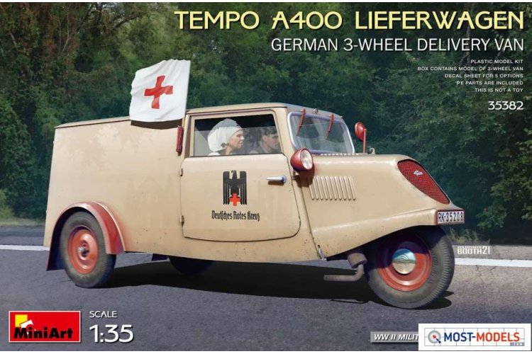 1:35 MiniArt 35382 German Tempo A400 Lieferwagen - Min35382 art 1 - MIN35382