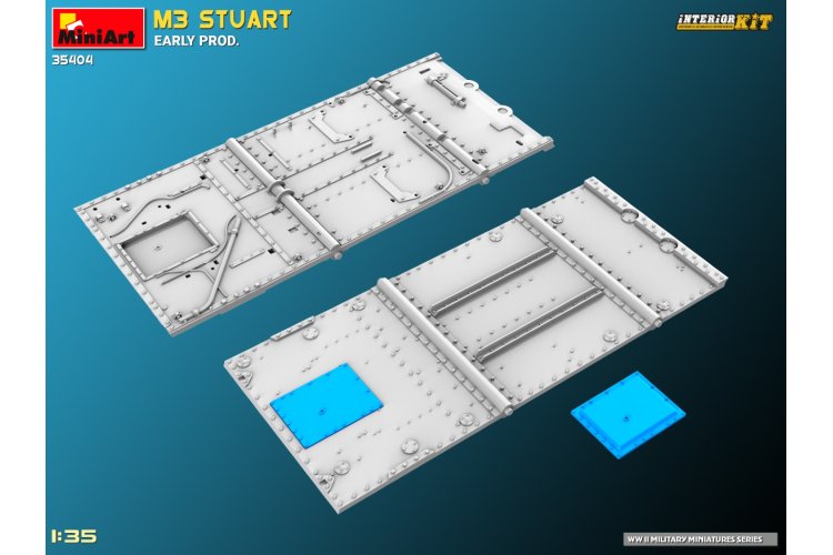 1:35 MiniArt 35404 M3 Stuart early production WWII - Interior kit - Min35404 19 - MIN35404