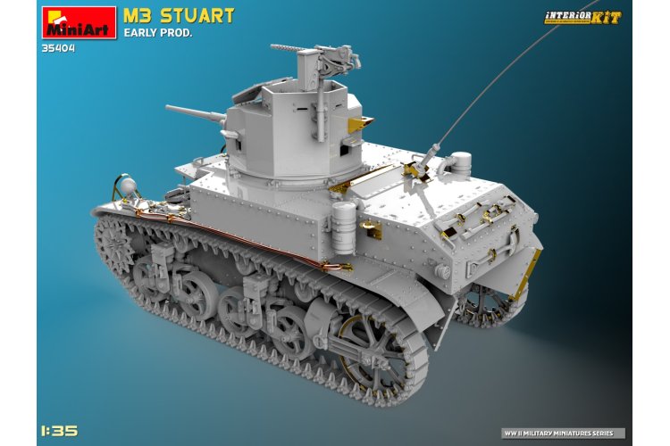 1:35 MiniArt 35404 M3 Stuart early production WWII - Interior kit - Min35404 4 - MIN35404