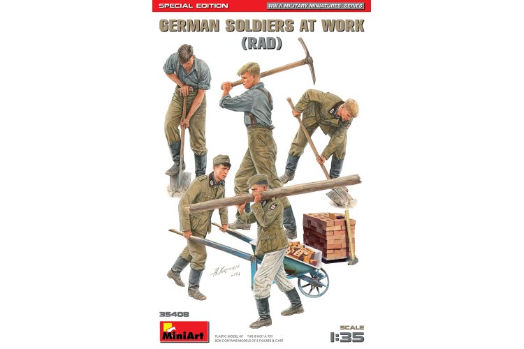 1:35 MiniArt 35408 German Soldiers at Work RAD - Special Edition - Min35408 1 - MIN35408