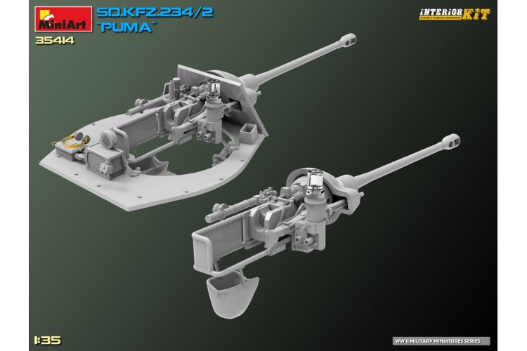 1:35 MiniArt 35414 Sd.Kfz.234/2 PUMA Armored Car - Interior kit - Min35414 4 - MIN35414