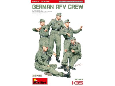 1:35 MiniArt 35415 Duitse Soldaten WWII - AFV Crew - 5 Figuren - Min35415 1 - MIN35415