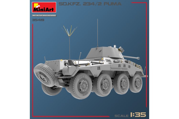 1:35 MiniArt 35419 Sd.Kfz.234/2 PUMA Panzerwagen - Min35419 8 - MIN35419