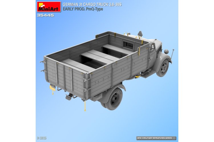 1:35 MiniArt 35445 German Opel Blitz 3t Cargo Truck 3.6-36S - Early Prod. PmQ-Type - Min35445 11 - MIN35445