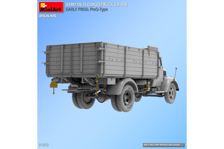 1:35 MiniArt 35445 German Opel Blitz 3t Cargo Truck 3.6-36S - Early Prod. PmQ-Type - Min35445 4 - MIN35445