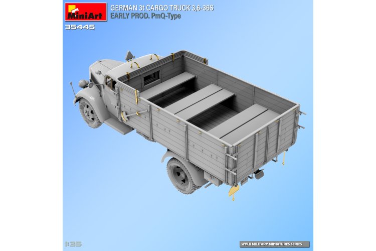 1:35 MiniArt 35445 German Opel Blitz 3t Cargo Truck 3.6-36S - Early Prod. PmQ-Type - Min35445 9 - MIN35445