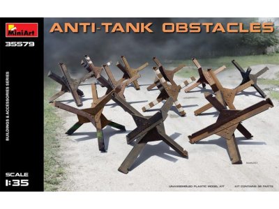 1:35 MiniArt 35579 Anti tank obstacles  - Min35579front - MIN35579