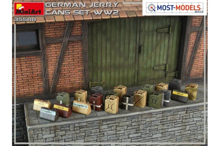 1:35 MiniArt 35588 German jerry cans set WWII - Min35588 3 - MIN35588