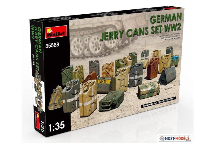 1:35 MiniArt 35588 German jerry cans set WWII - Min35588 - MIN35588