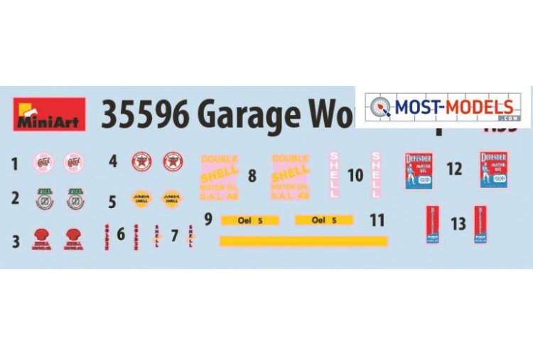 1:35 MiniArt 35596 Garage Workshop - Min35596 2 - MIN35596