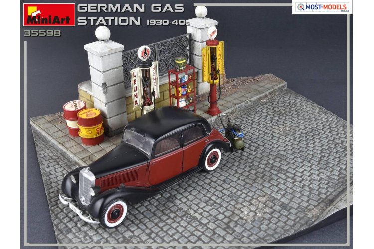 1:35 MiniArt 35598 German gas station 1930-40's - Min35598 3 - MIN35598