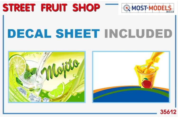 1:35 MiniArt 35612 Street Fruit Shop - Min35612 1 - MIN35612