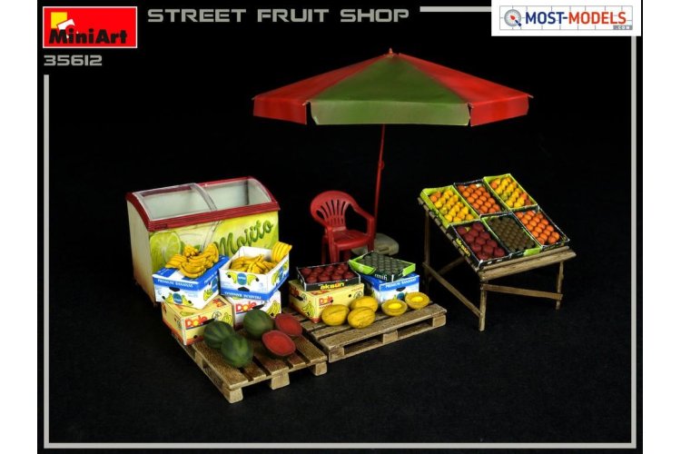 1:35 MiniArt 35612 Street Fruit Shop - Min35612 3 - MIN35612