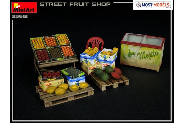 1:35 MiniArt 35612 Street Fruit Shop - Min35612 4 - MIN35612