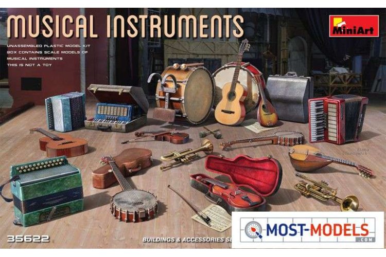 1:35 MiniArt 35622 Musical Instruments - Min35622 3 - MIN35622