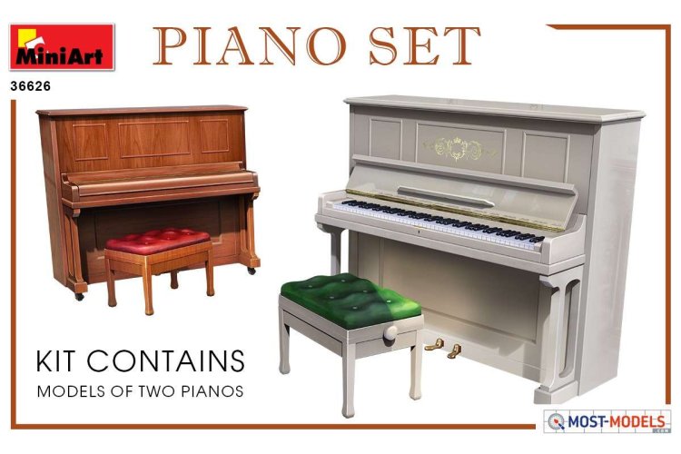 1:35 MiniArt 35626 Piano Set - Min35626 2 - MIN35626