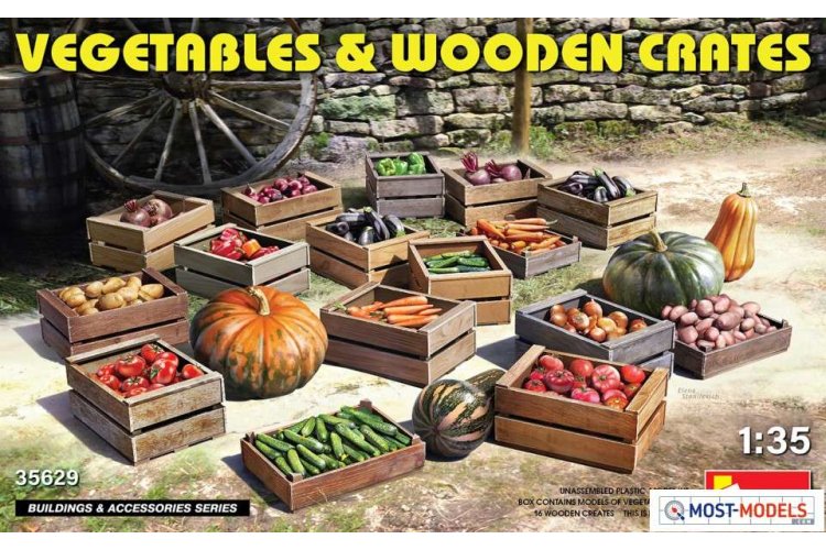 1:35 MiniArt 35629 Vegetables & Wooden Crates - Min35629 art 1 - MIN35629