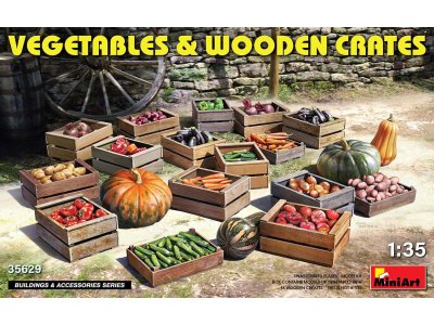 1:35 MiniArt 35629 Vegetables & Wooden Crates - Min35629 art - MIN35629