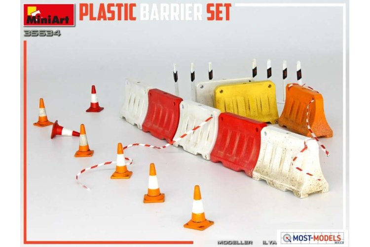 1:35 MiniArt 35634 Plastic Barrier Set - Min35634 photos 1 - MIN35634