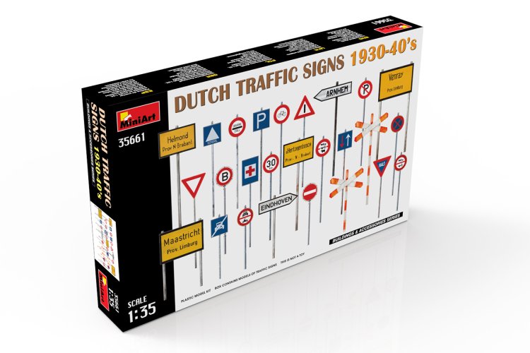 1:35 MiniArt 35661 Dutch Traffic Signs 1930-40s - Min35661 3 - MIN35661