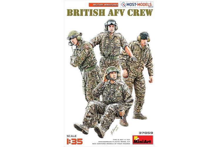 1:35 MiniArt 37059 British AFV Crew - Min37059 - MIN37059