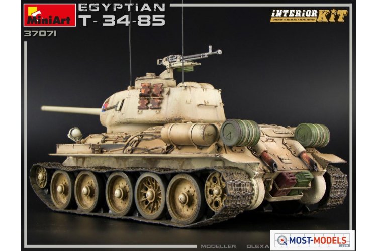 1:35 MiniArt 37071 Egyptian T-34/85 with Interior - Kit - Min37071 10 1 - MIN37071