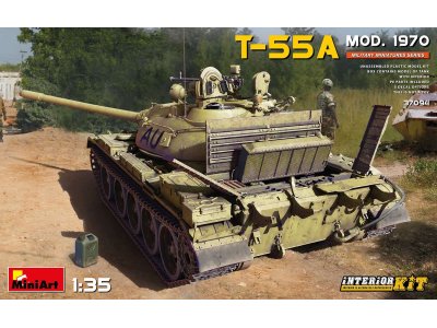 1:35 MiniArt 37094 T-55A Mod. 1970 with Interior - Min37094 art - MIN37094