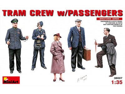 1:35 MiniArt 38007 Tram Crew and Passengers - Min38007 art - MIN38007